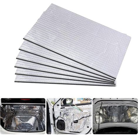 6 Pièces Tapis D Isolation Acoustique 250 x 180 x 5 mm Tapis Voiture Isolant Isolation acoustique thermique Isolation Phonique (1/4)
