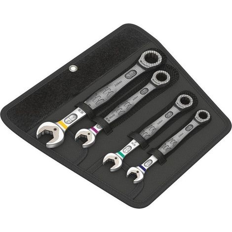 Wera Joker Kit con chiave fissa ad anello a cricchetto, Imperial, SB , 4 pezzi - 05073295001 (1/5)