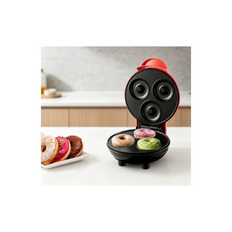 Machine de petit‑déjeuner électrique multifonction gaufrier grille‑pain crêpière anti‑adhésive machine à donuts pour usage domestique cuisine (1/5)