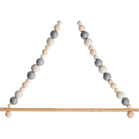 Décoration Murale Suspendue - Design Nordique Gris - Pour Chambre Et Salon - Accessoire De Rangement - Lot De 1 (1/5)
