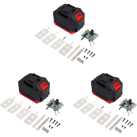 Kit de boîtier de batterie et de circuit imprimé pour batterie Makita 15 cellules + carte de protection pour batterie au lithium (3 boîtiers + carte de protection) (1/5)
