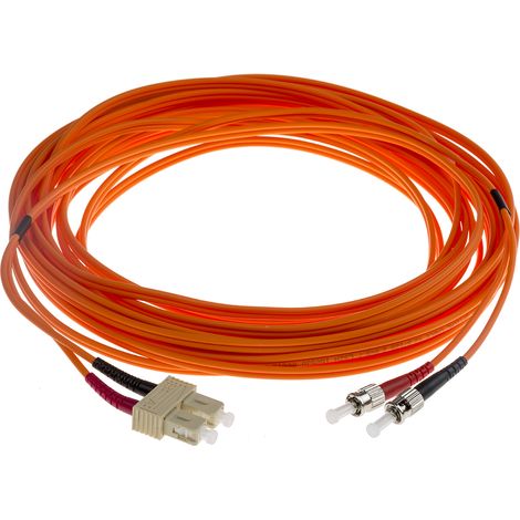 Câble fibre optique RS PRO 10m Avec connecteur / SC, OM1 Multi-mode ( Prix pour 1 )