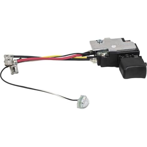 Interrupteur compatible avec Ma-kita DTD152 18 V sans fil pilote d'effet de remplacement 632F26-6 6507529 en métal robuste pièce d'outil électrique rapide à installer 1 pièce (1/5)