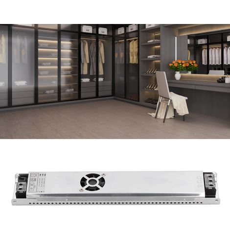 Alimentation intelligente simple de 400 W avec contrôle par capteur pour caissons lumineux LED, armoires et alimentation intelligente pour toute la maison (12 V 400 W) (1/5)