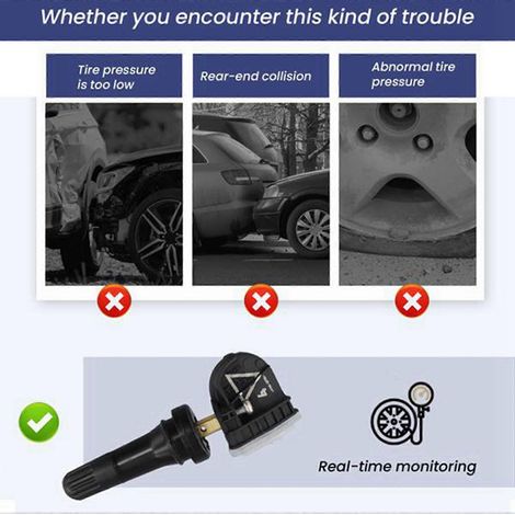 20 capteurs de pression des pneus TPMS 433 MHz (réf. 13544442) compatibles avec GM, Buick, Chevrolet, Cadillac, CT6 et Opel. (1/5)