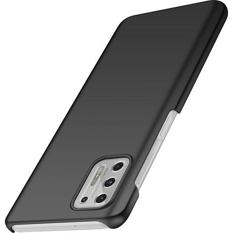 CUSTODIA NERA OPACA PER MOTOROLA MOTO G STYLUS 2021 (1/5)