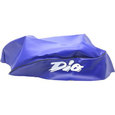 Housse de SièGe de Moto Housse de SièGe en Simili Cuir pour DIO AF17 / AF18 Modification de Moto Bleu