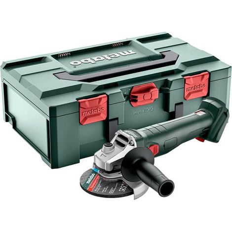 Meuleuse d’angle 18V 602249840 – 125 mm – Moteur puissant – Système Metabo Quick – Capot de protection réglable – Pour béton armé