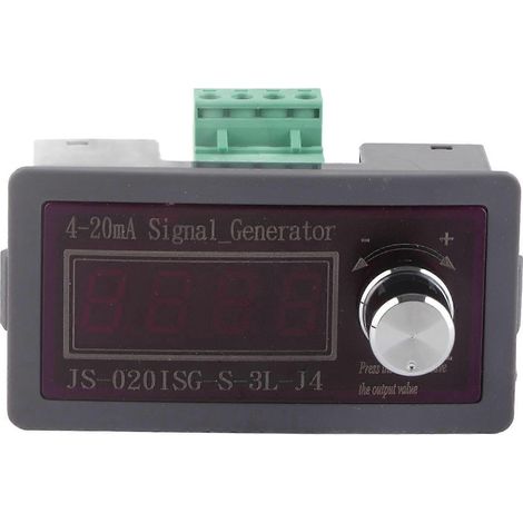Générateur de signaux courant-tension 4–20 mA avec interface d'alimentation par batterie, simulateur analogique Adjusta