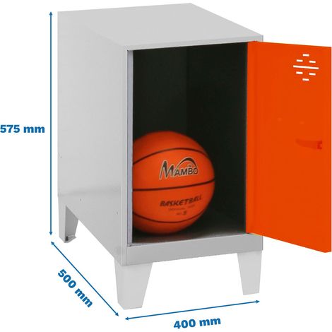 Simonrack Mini Metal Schrank Grau und Orange 575x400x500 mm