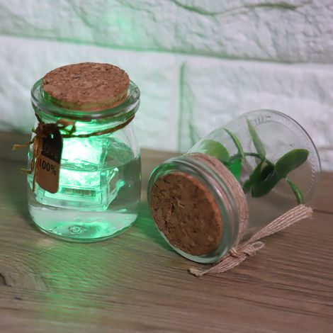 Capteur d'eau à LED en forme de glaçon, 12 pièces, changeant de couleur, pour une utilisation lors de mariages, hôtels, fêtes et festivals. (1/5)