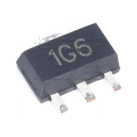 Changdian/Changjing CXT5551, 1G6 surface mount screen-printed NPN transistor, 160V/0.6A, diode/transistor chip, electronic component, 5 units, packaged and shipped.