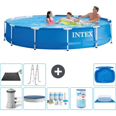 Intex Piscine Tubulaire Ronde - 366x76 cm - 9-pièces  S31770