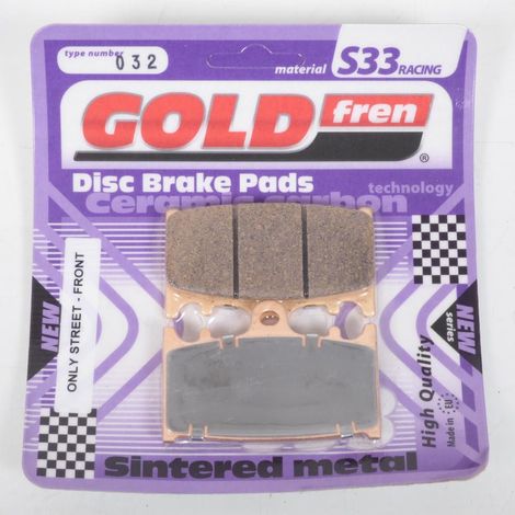 Plaquette de frein Gold Fren pour Moto Kawasaki 1700 Vn Classic (1/2)