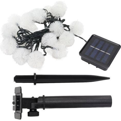 Ortviai Guirlande Lumineuse Solaire en Forme de Pissenlit – 20 LED RGB, 3 m, Batterie Rechargeable Intégrée (1/5)