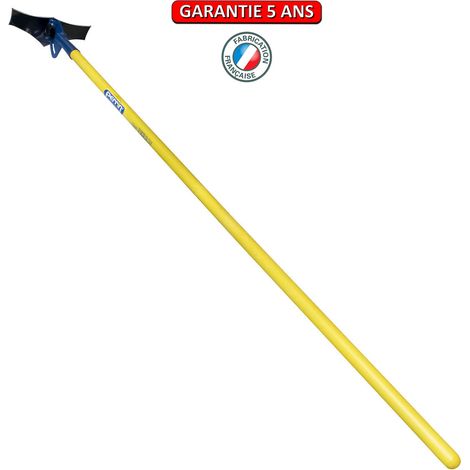 Azada de 4 hojas – Mango de tubo compuesto de 150 cm – Herramienta para desherbar OUTILS PERRIN