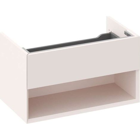 Ravak Lite - Mobile lavabo 80x45x43 cm, 1 cassetto, Alabaster Pink X000001866 (1/4)
