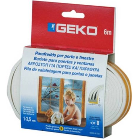 50 x PARAFREDDO IN GOMMA 6 M BIANCO