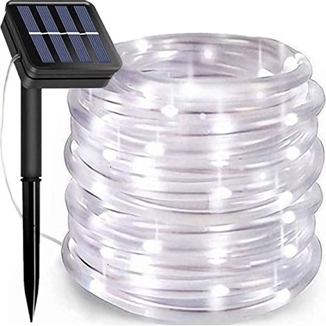 Guirlande Solaire - 200 Led - 22 M - Étanche Ip65 - 8 Modes - Pour Extérieur Jardin Fête Décoration (1/5)