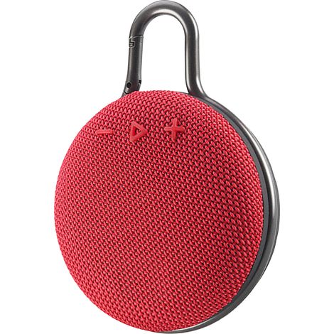 Enceinte Bluetooth rechargeable avec kit mains libres, haut-parleur portable subwoofer mini, haut-parleur sans fil avec mousqueton (1/5)