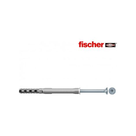 Fischer 50x  Taco de  eje largo  SXR 10  x 120  mm T  con tornillo  de seguridad  - 46265
