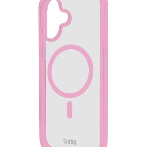 SBS iPhone 16 Case Rosa, Transparent mit farbigem (1/4)