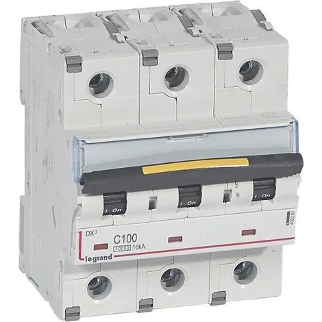 Legrand 409281 dreipoliger Schutzschalter grau 100A 16kA