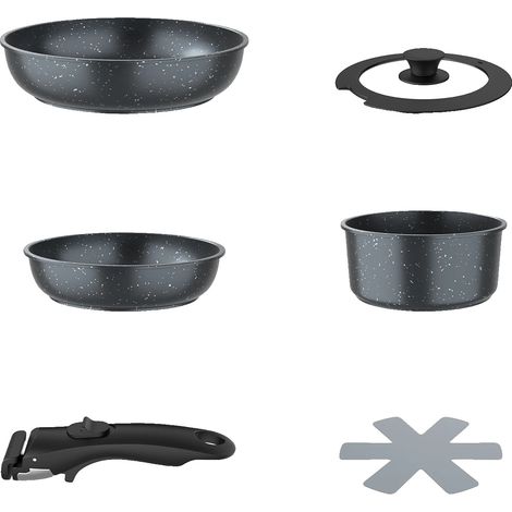 Ensemble de Casseroles, Antiadhésif, Design Empilable, 5PCS/Set (1/2)