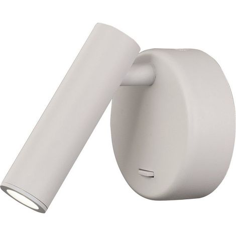Inspired Mantra Fusion - Prea - Mur, lampe de lecture, 3W LED, 3000K, 210lm, commuté, blanc