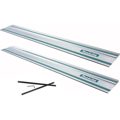 2 x Makita Plunge Saw Guide Rail 1.0m 39"" For SP6000 SP6000K1 + Rail Connectors (1/3)