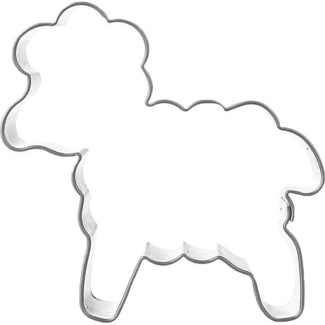 Emporte-pièce mouton en acier 5 cm (1/3)