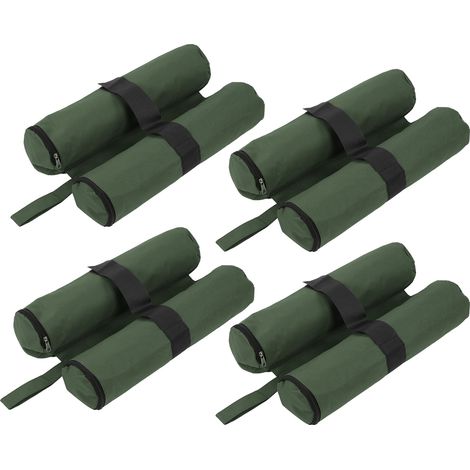 4 pièces Poids d'Ancrage Anti-Vent pour Store, Sacs de Sable pour Tente, Double Cylindre Extérieur (1/5)
