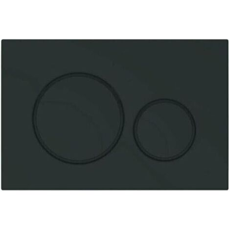 Convient pour plaque de déclenchement WC GEBERIT DUOFIX Sigma 20 - Noir mat (115.882.16.1) (1/2)