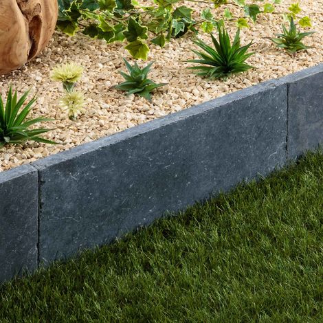 Bordure de jardin Pierre Bleue du Vietnam 60x30x3 cm (à l'unité) - RO'MA NATURE (1/4)