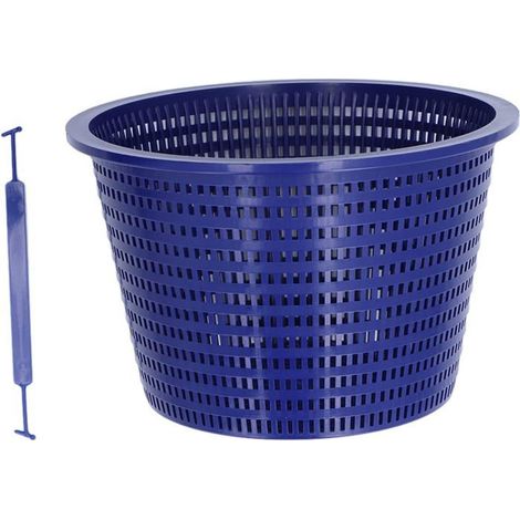 HOXILEELEO - Panier de Skimmer de Piscine,17.812cm Panier D'écumoire Rond pour Skimmer, Panier à Tamis Les écumeurs Nettoient, Panier Filtre (1/5)