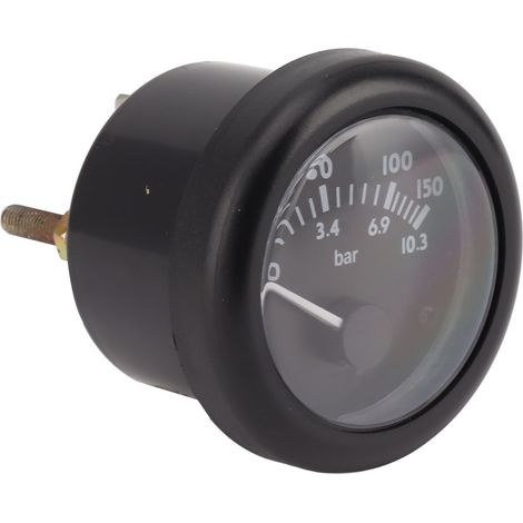 Manomètre de pression de carburant universel à cadran clair et à aiguille, facile à installer, pour bus, camions, tracteurs et véhicules agricoles 24 V (1/5)