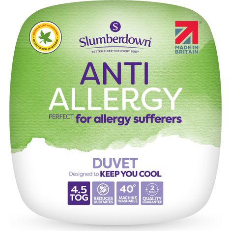 Slumberdown Anti Allergy Duvet, 4.5 Tog, Super King
