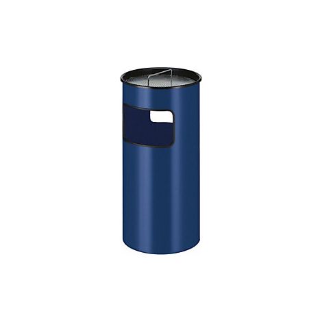 Cenicero combinado  capacidad 50 l  H x Ø 690 x 320 mm  azul