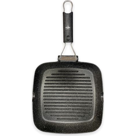 Bistecchiera Antiaderente 1 Manico 26x26 cm Olympia Hard Cook (1/5)