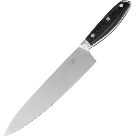 Teesa 33 cm Edelstahl-Kochmesser, ausbalanciert, scharf