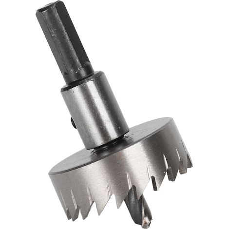 Scie cloche métal 40mm, trépan HSS acier rapide pour perceuse, coupeuse professionnelle pour perçage acier et métaux, foret carotteur de 40 mm, outil de coupe durable. (1/5)