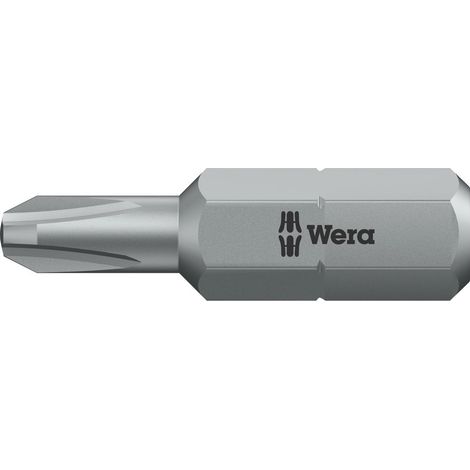 WERA Bit-Einsatz 851/1RZ 1/4"sechskant f. Schnellbauschrauben PH 2/25 mm Pillips (1/3)
