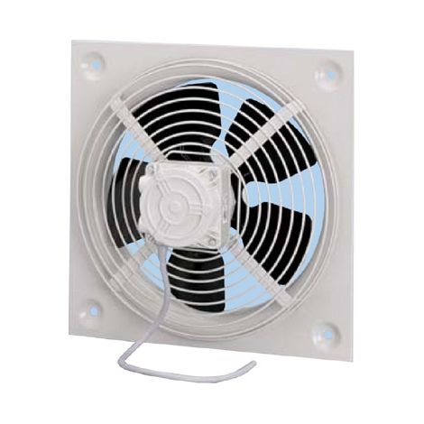 Ventilateur mural, 810 m3/h, D 250 mm, boîte à bornes avec câble d'alimentation S&P (UNELVENT) 050324