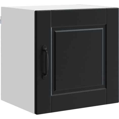 Wall Cabinet PORTO Black 40 x 31 x 40 cm Engineered Wood vidaXL