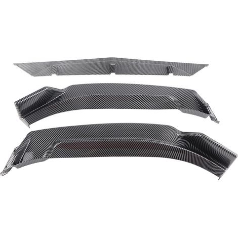 3-teiliger Frontspoiler in Carbonfaser-Optik für Mazda 3 Axela 2014-2019
