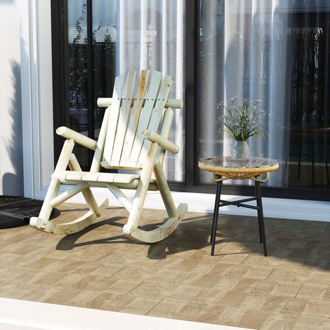 fauteuil salon chaise relax bois naturel ergonomique OKMYHOME (1/3)