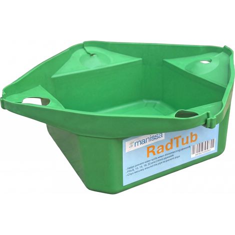 Radiator Draining Tub Plumbing Bleeding Tray Flexible Water Catcher 1.2l (1/4)