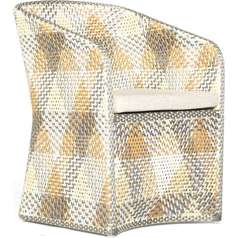 Sonnenpartner POLARIS Sessel Gartrensessel Lounge-Sessel inkl. Kissen mixed-vanilla