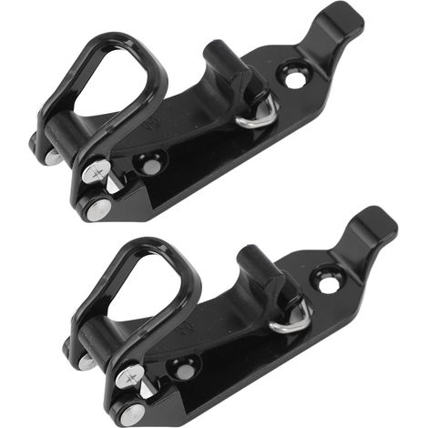 Support de pelle de toit, 2 pièces, bonne capacité de charge, support de hache, pince en métal, Kit de montage en caoutchouc pour voiture, camion, bateau, noir (1/5)