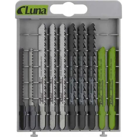 Luna Jeu de lames de scie sauteuse 10 pcs.